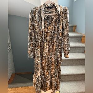 Zara Animal Print Dress